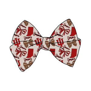 (PREORDER) PRE-TIED BOW-College Football-Indiana Hoosiers
