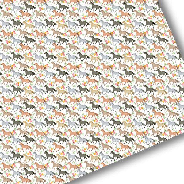 Wild Horses Premium Faux Leather