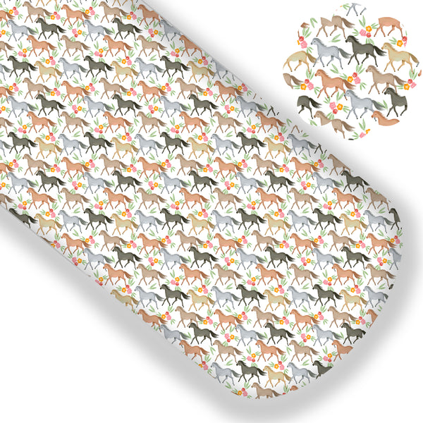 Wild Horses Premium Faux Leather