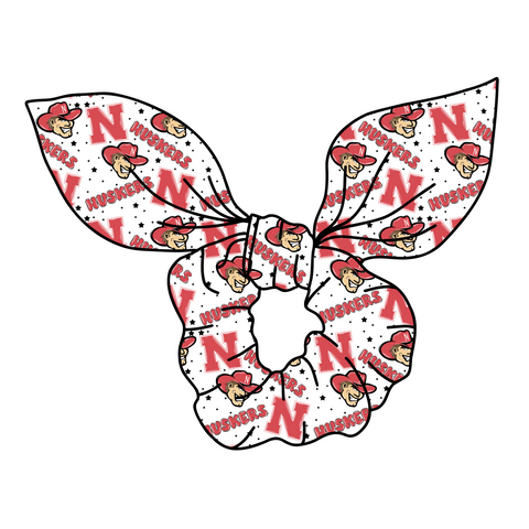 (PREORDER) SCRUNCHIE-College Football-Nebraska Huskers