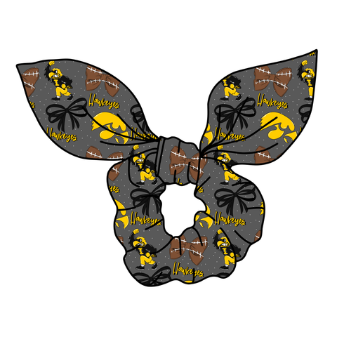 (PREORDER) SCRUNCHIE-College Football-Iowa Hawkeyes