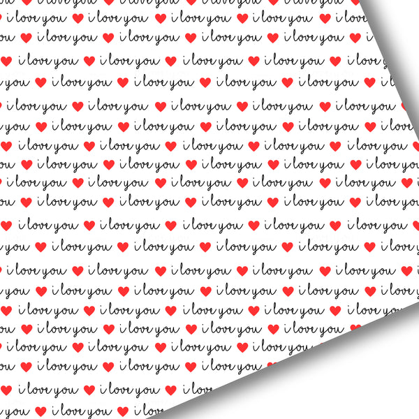 “I Love You" Premium Faux Leather