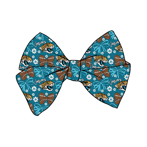 (PREORDER) PRE-TIED BOW-NFL-Jaguars