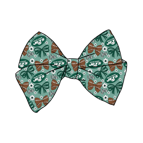 (PREORDER) PRE-TIED BOW-NFL-Jets