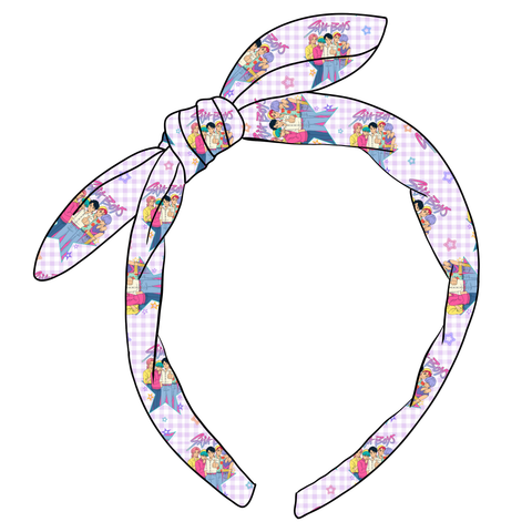 (PREORDER) KNOTTED BOW HEADBAND-KPop Saja Boys