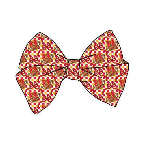 (PREORDER) PRE-TIED BOW-KC Kingdom-KC Checkered