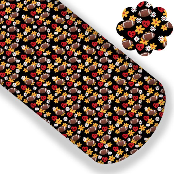 KC Floral Heart Premium Faux Leather