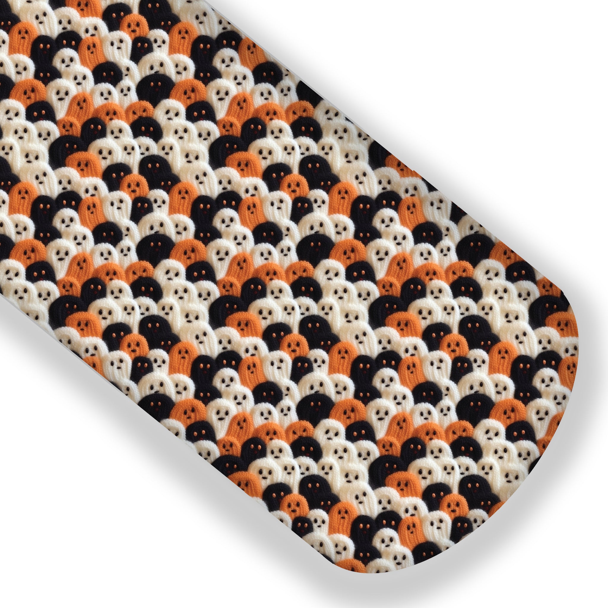 "KNITTED" Cute Knitting Ghosts Premium Faux Leather