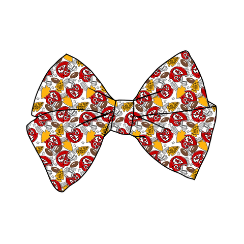 (PREORDER) PRE-TIED BOW-KC Kingdom-Kansas City Chiefs