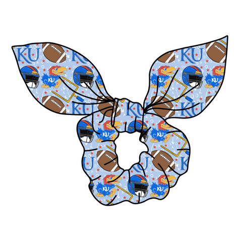 (PREORDER) SCRUNCHIE-College Football-Kansas Jayhawks