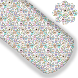 **READY TO SHIP!** Labubu Floral Premium Faux Leather