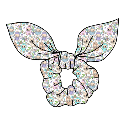 (PREORDER) SCRUNCHIE-Labubu Floral