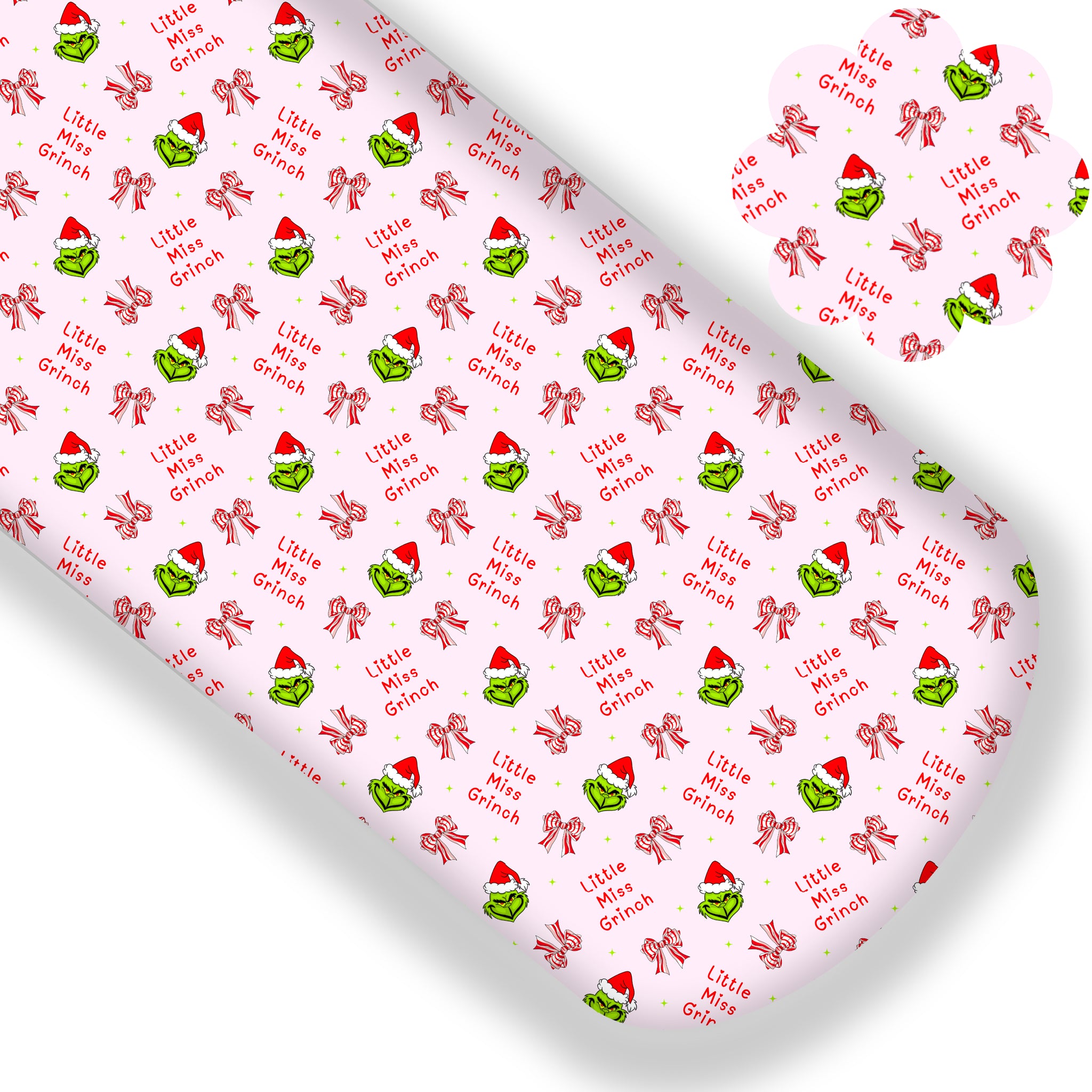 Little Miss Grinch Premium Faux Leather