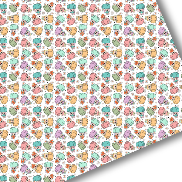 Labubu Pumpkins Premium Faux Leather