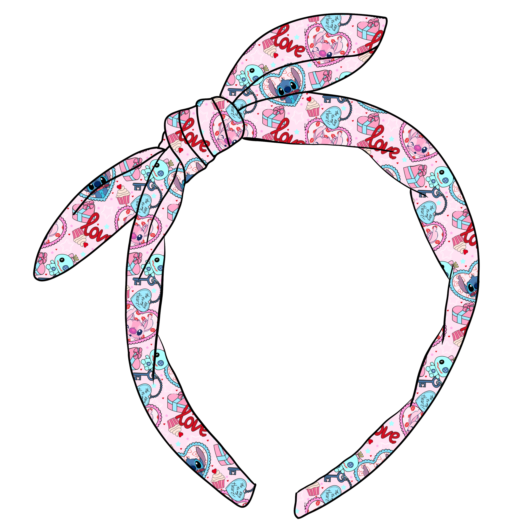 (PREORDER) KNOTTED BOW HEADBAND-Stitch Love
