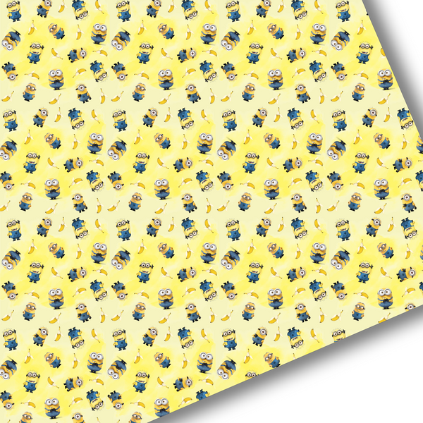 **READY TO SHIP!** Minions-Banana Premium Faux Leather