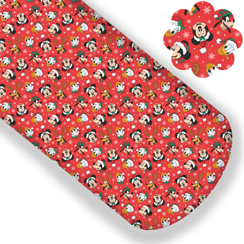 **READY TO SHIP!** A Mouse and Friends Christmas Premium Faux Leather