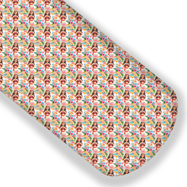 Tropical Island Girl Premium Faux Leather