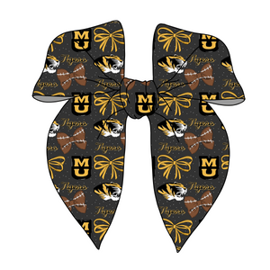 (PREORDER) PRE-TIED SURGED EDGE BOW-College Football-Missouri Tigers
