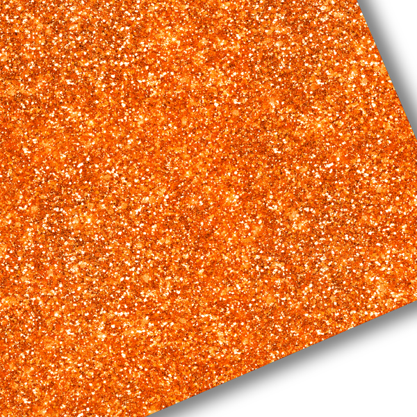 Orange FAUX "Glitter" Premium Faux Leather