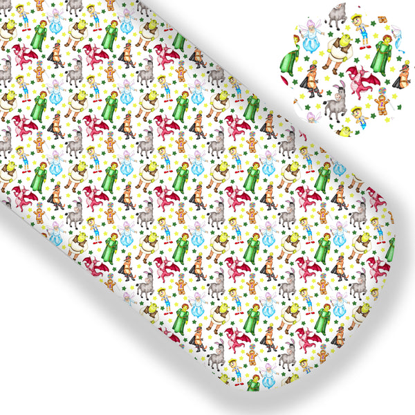 Green Ogre and Friends Premium Faux Leather