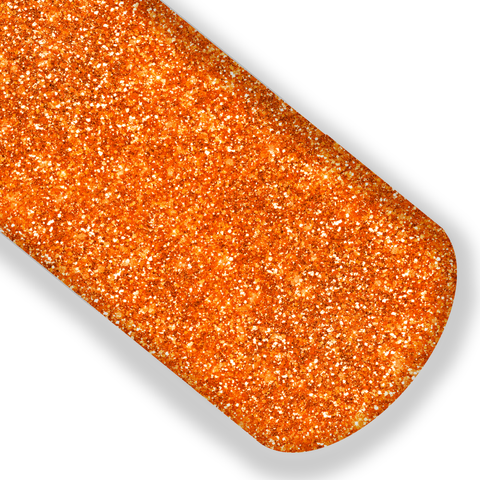 Orange FAUX "Glitter" Premium Faux Leather