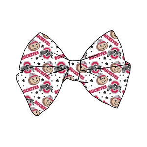 (PREORDER) PRE-TIED BOW-Ohio State Buckeyes