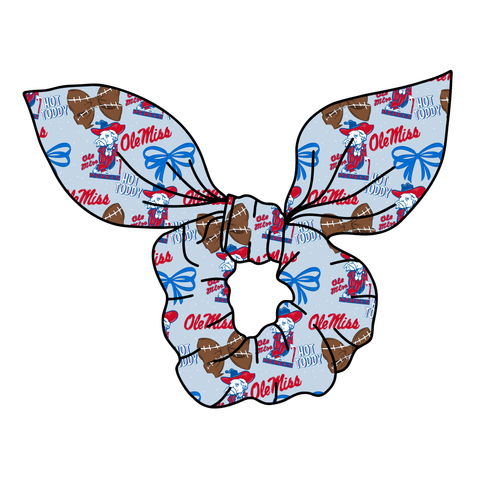 (PREORDER) SCRUNCHIE-College Football-Ole Miss Rebels