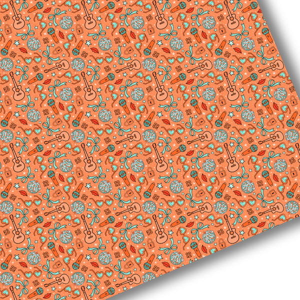 Life Of A Showgirl (Orange) Premium Faux Leather