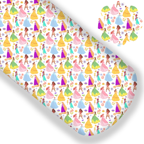 **READY TO SHIP!** Floral Princesses Premium Faux Leather