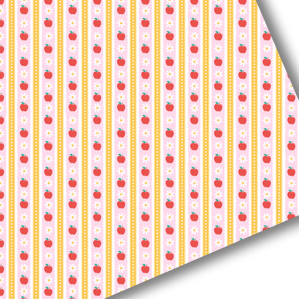 Pink Apple Scallop Premium Faux Leather