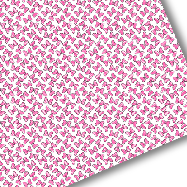 **READY TO SHIP!** Pink Polkadot BOWS Exclusive Premium Faux Leather