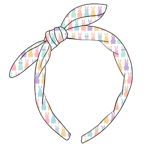 (PREORDER) KNOTTED BOW HEADBAND-Bunny Bows