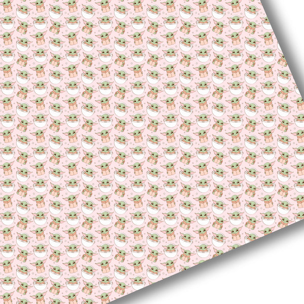 Pink Green Child Premium Faux Leather