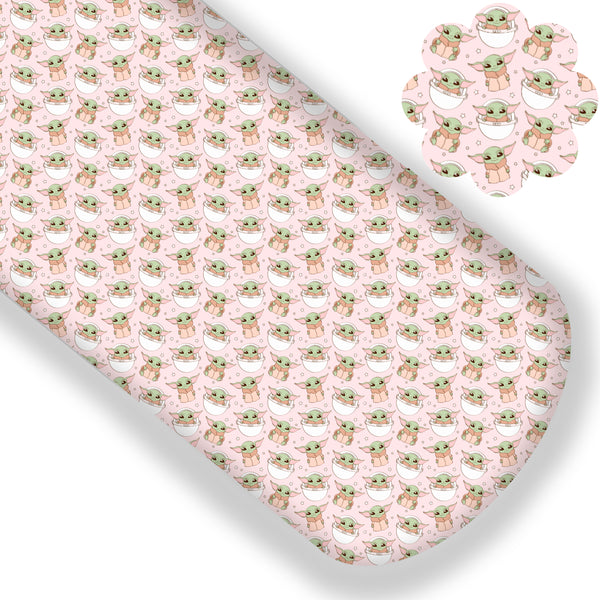 Pink Green Child Premium Faux Leather