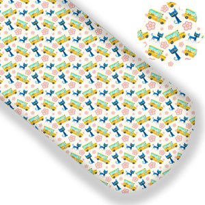 **READY TO SHIP!** Pete The Cat The Floral Premium Faux Leather