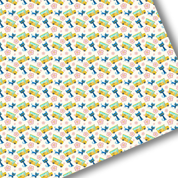**READY TO SHIP!** Pete The Cat The Floral Premium Faux Leather
