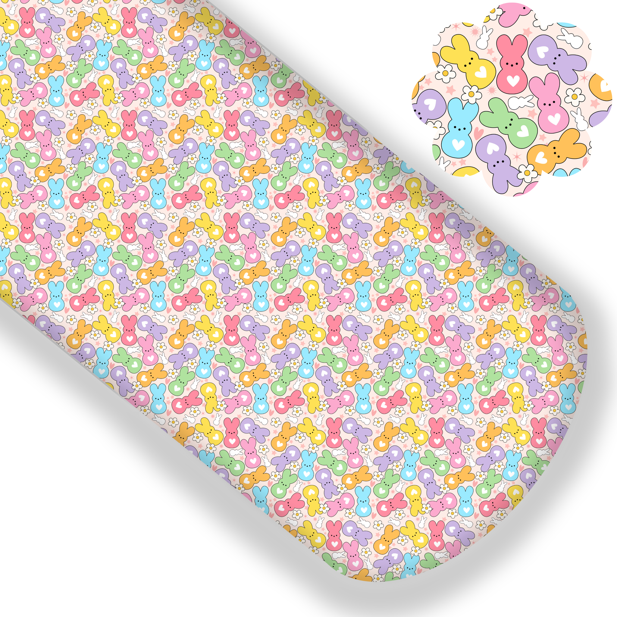**READY TO SHIP!** Peeps Hearts Premium Faux Leather