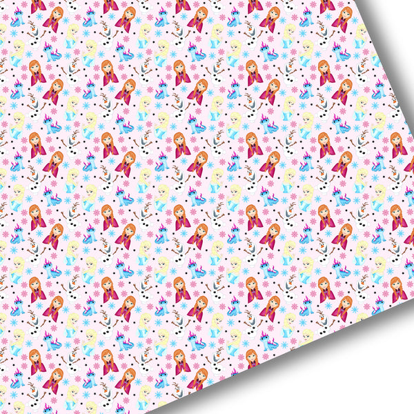 Pink Icy Friends Premium Faux Leather