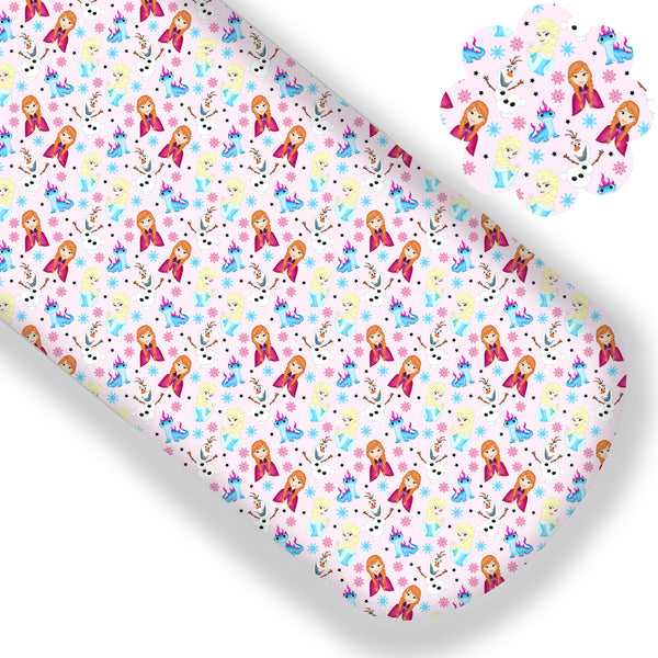 Pink Icy Friends Premium Faux Leather