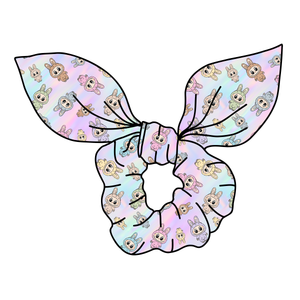 (PREORDER) SCRUNCHIE-Pastel Rainbow Labubu
