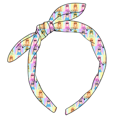 (PREORDER) KNOTTED BOW HEADBAND-Pop Star!