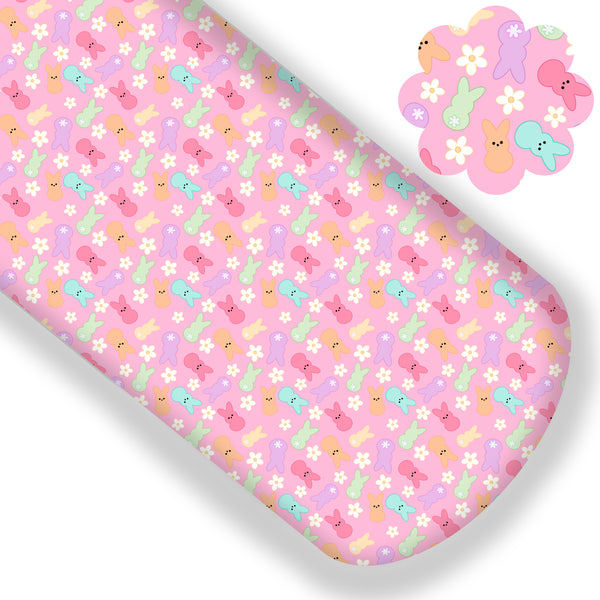 **READY TO SHIP!** Pink Spring Peeps Premium Faux Leather