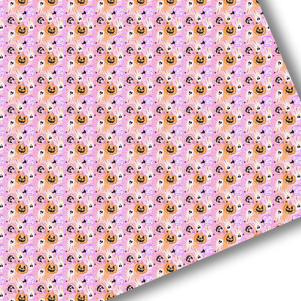 Pretty Pastel Halloween Premium Faux Leather