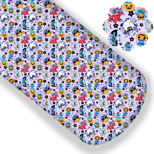 Halloween Stitch Premium Faux Leather