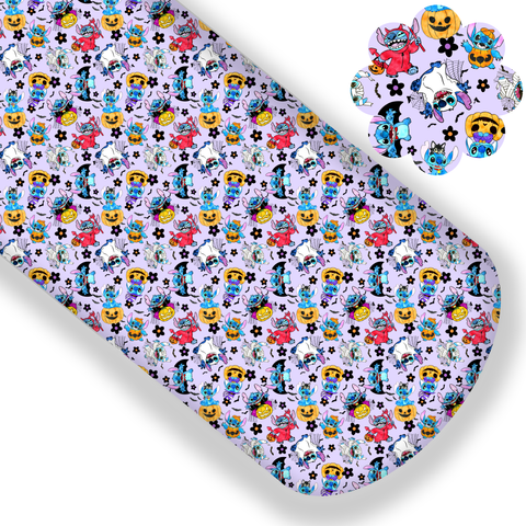 Halloween Stitch Premium Faux Leather