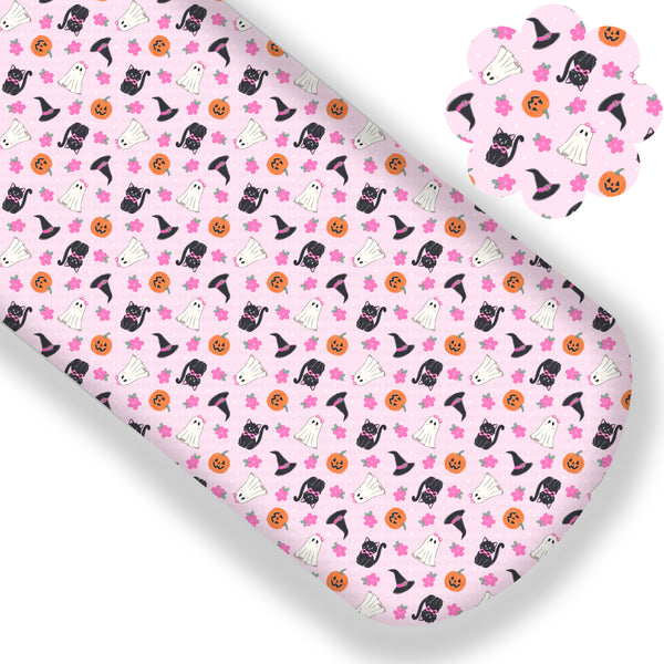 Pretty Spooky Pink Premium Faux Leather