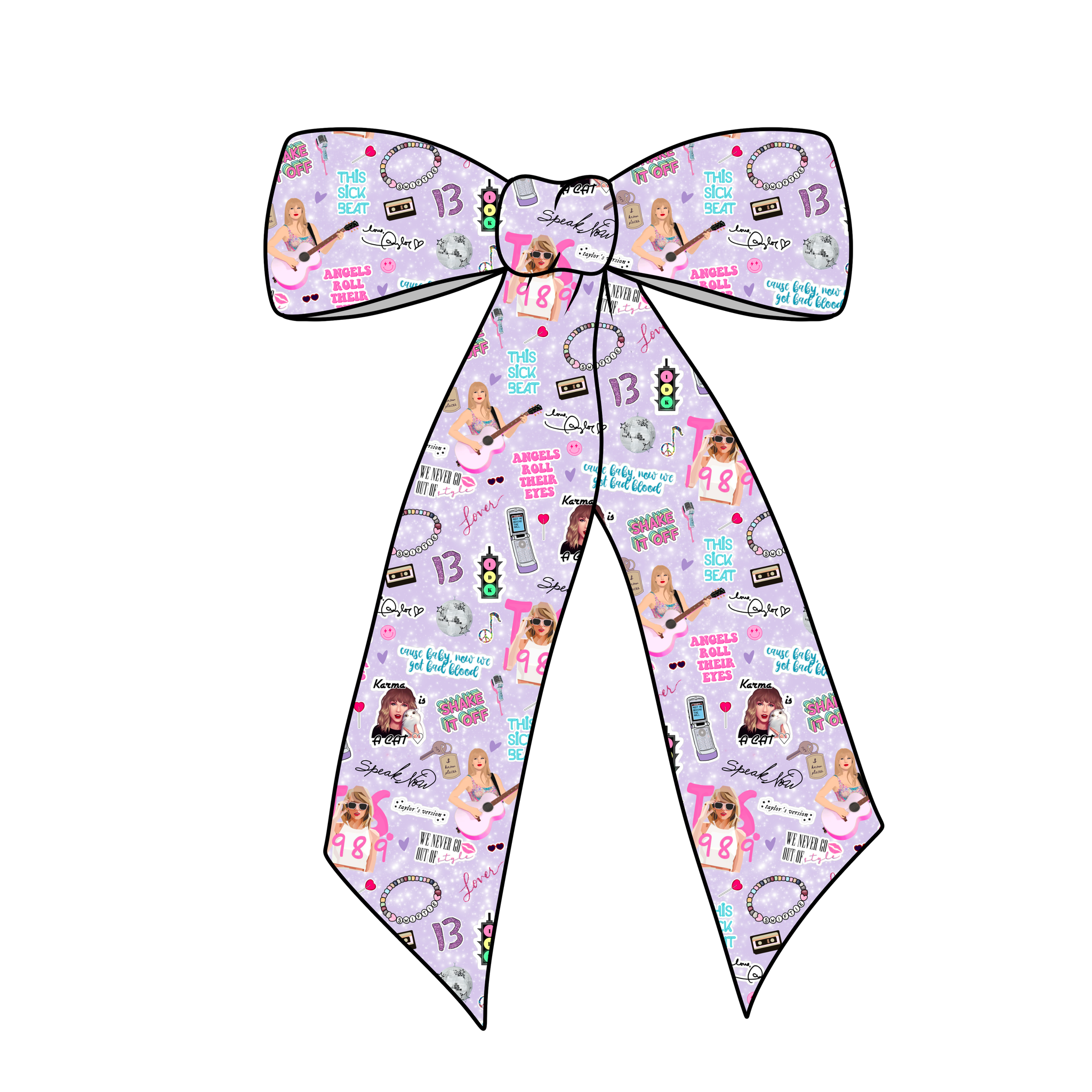 (PREORDER) PRE-TIED LONG TAILS BOW-Shake It Off