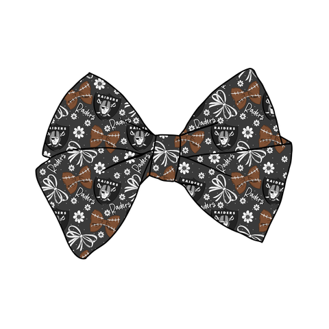 (PREORDER) PRE-TIED BOW-NFL-Raiders
