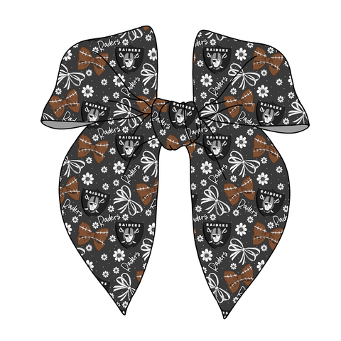 (PREORDER) PRE-TIED SURGED EDGE BOW-NFL-Raiders